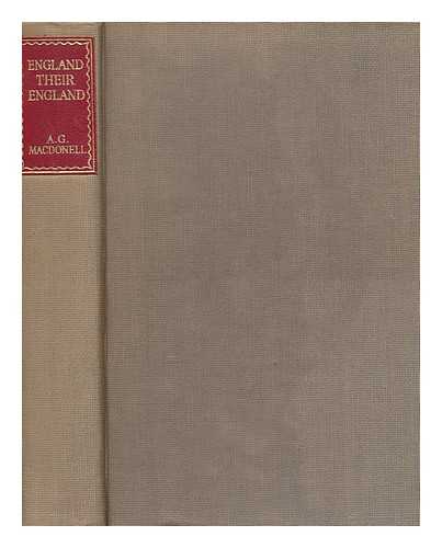 MACDONELL, A. G. (ARCHIBALD GORDON) (1895-1941) - England their England