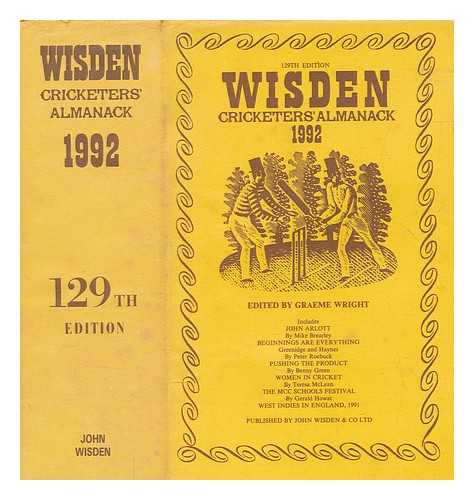 WRIGHT, GRAEME - Wisden cricketers' almanack 1992