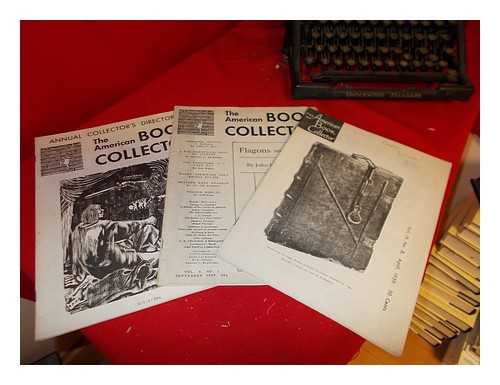THE AMERICAN BOOK COLLECTOR - The American Book Collector: three issues