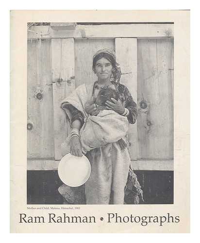 SHRIDHARANI GALLERY - Ram Rahman Photographs - an exhibition of black and white prints - Shridharani Gallery, Triveni Kala Sangam, 205 Tansen Marg, New Delhi. April 22-April 27 1988