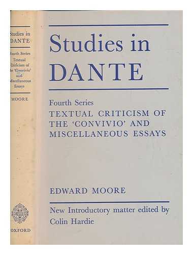 MOORE, EDWARD (1835-1916) - Studies in Dante