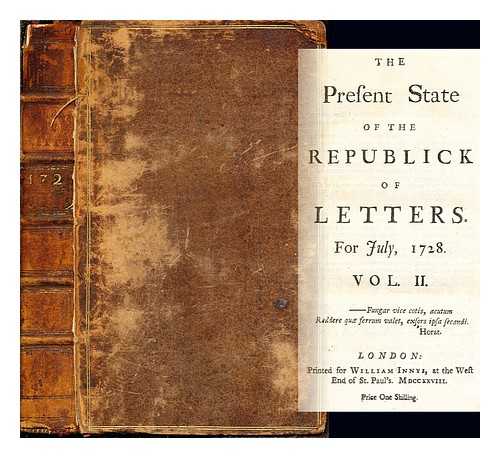 Anonymous - The Present State of the Republick of Letters: for July, 1728: vol. II