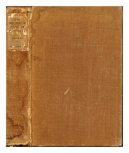 HOUGHTON, STANLEY (1881-1913). BRIGHOUSE, HARRY - The works of Stanley Houghton / edited with an introduction by Harold Brighouse: vol. III