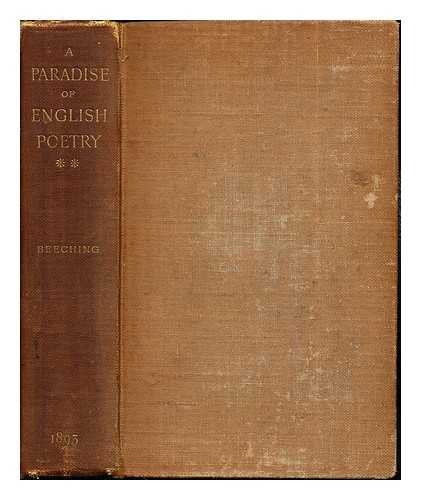 BEECHING, H.C - A Paradise of English Poetry: vol. II