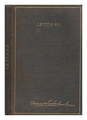 WODEHOUSE, HENRY (1834-1873) - Letters from the Hon. Henry Wodehouse ... 1870-71