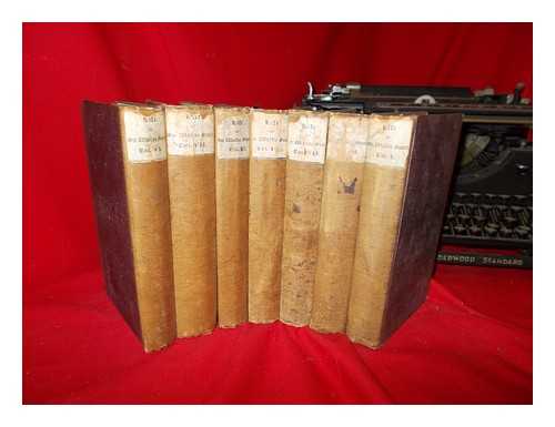 LOCKHART, JOHN GIBSON (1794-1854) - Memoirs of the life of Sir Walter Scott, Bart - complete in 7 volumes