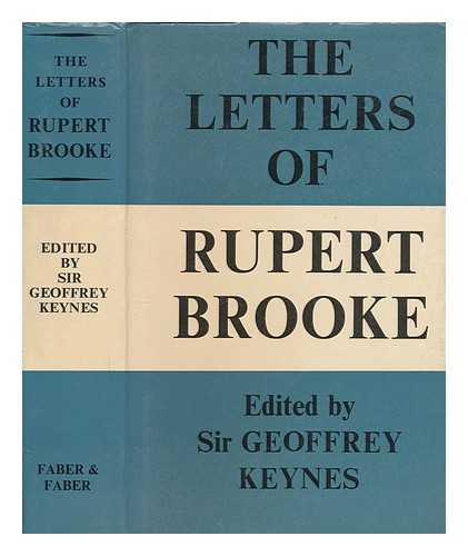 BROOKE, RUPERT (1887-1915) - The letters of Robert Brooke / chosen and edited by Geoffrey Keynes