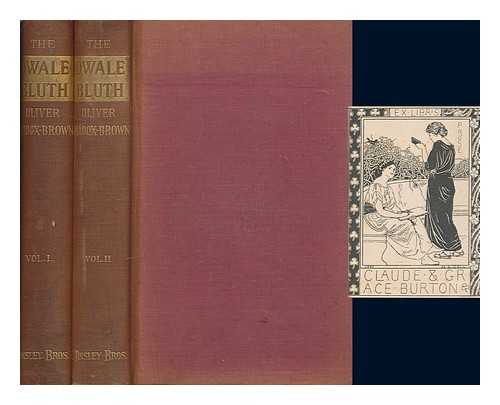 BROWN, OLIVER MADOX (1855-1874) - The dwale bluth : Hebditch's legacy, and other literary remains / of Oliver Madox-Brown ... Ed. by William M. Rossetti and F. Hueffer; with a memoir and two portraits - in 2 volumes