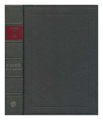 GOSLINGA, C. J - Het Tweede Boek Samul. Verklaard door Dr. C. J. Goslinga