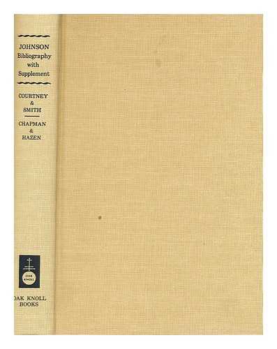 COURTNEY, WILLIAM PRIDEAUX (1845-1913) - A bibliography of Samuel Johnson