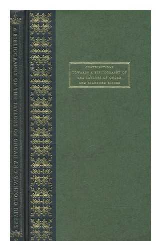 HARRIS, G. EDWARD - Contributions towards a bibliography of the Taylors of Ongar and Stanford Rivers