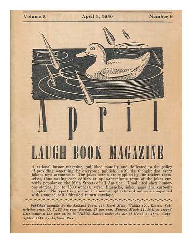 JAYHAWK PRESS - Laugh book magazine Vol. 5 No. 9 - April 1 1950