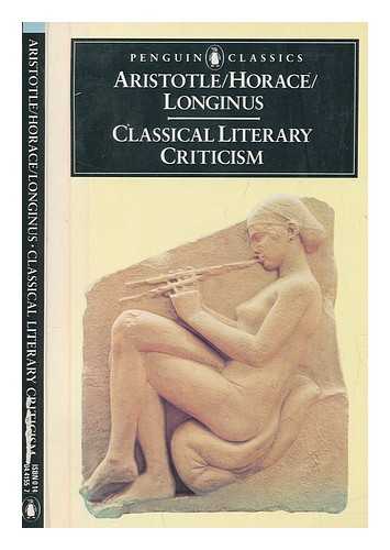 DORSCH, T. S - Classical literary criticism / Translated with an introduction by T.S. Dorsch