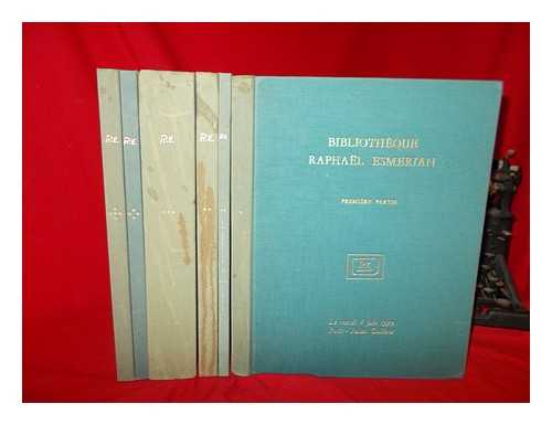 ESMERIAN, RAPHAL - Bibliothque Raphal Esmerian - Complete in 6 volumes