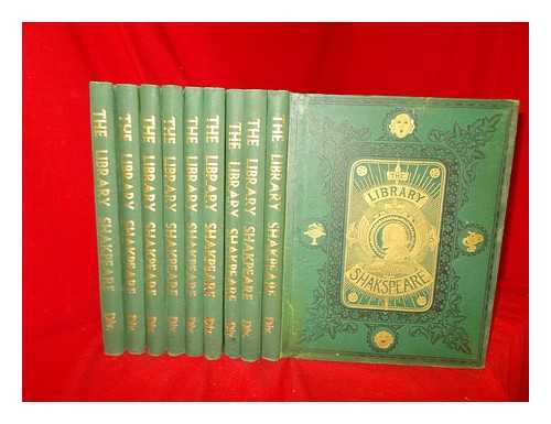 SHAKESPEARE, WILLIAM (1564-1616) - The illustrated library Shakspeare, Illus. by Sir John Gilbert, George Cruikshank, and R. Dudley - 3 volumes in 9