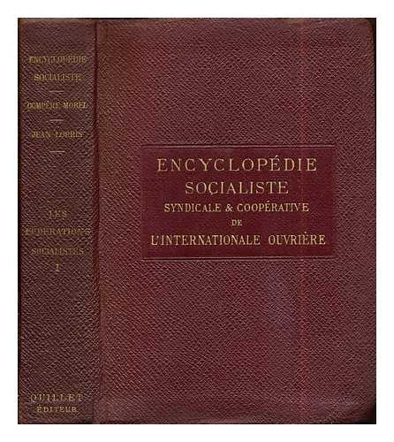 JEAN-LORRIS - Encyclopdie Socialiste syndicale et cooprative de l'international ouvriere