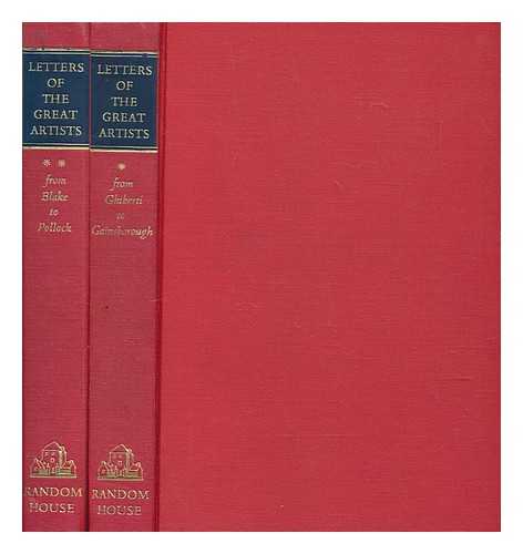 FRIEDENTHAL, RICHARD (1896-1979) - Letters of the great artists - complete in 2 volumes