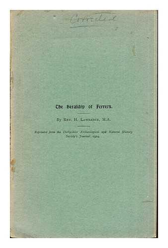 LAWRENCE, REV. H - The Heraldry of Ferrers