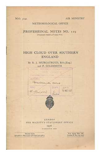 MURGATROYD, R.J - High cloud over southern England / R.J. Murgatroyd and P. Goldsmith