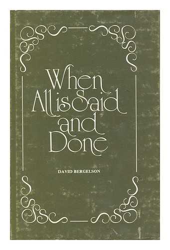 Bergelson, David - When all is Said and Done