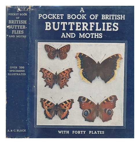 HALL, CHARLES A. (CHARLES ALBERT) (1872-1965) - A pocket-book of British butterflies, moths & other winged insects / Charles A. Hall ; with forty plates illustrating over 300 species