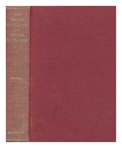 DOWDEN, EDWARD (1843-1913) - The French Revolution and English literature / Edward Dowden