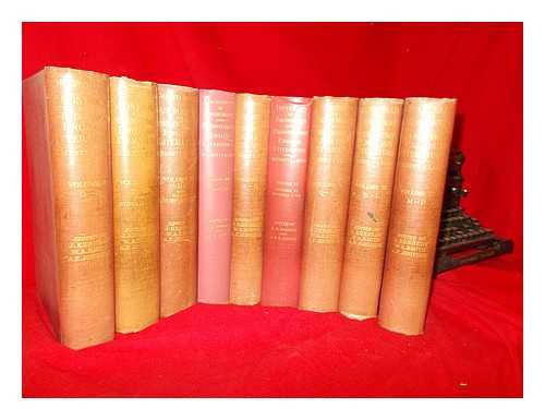 HALKETT, SAMUEL (1814-1871) - Dictionary of anonymous and pseudonymous English literature / Samuel Halkett and John Laing - in 9 volumes