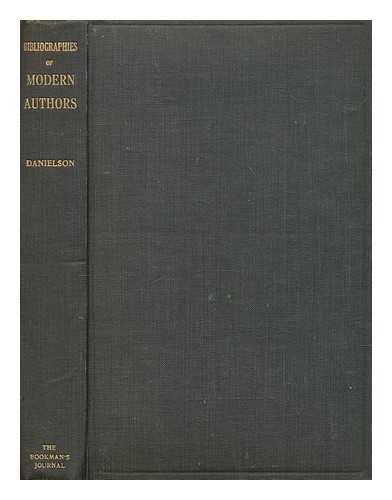 DANIELSON, HENRY - Bibliographies of modern authors / [First series]