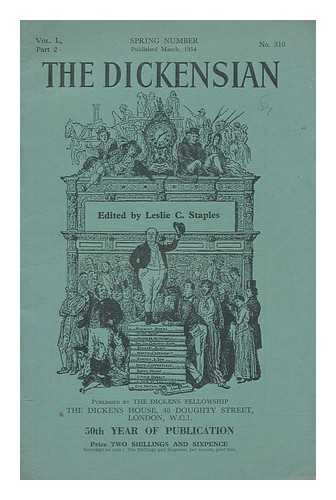 THE DICKENS FELLOWSHIP - The Dickensian vol. 50 March 1954