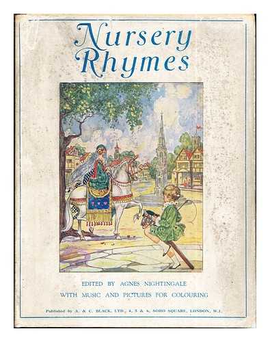 NIGHTINGALE, AGNES [ED.] - Nursery Rhymes: with music and pictures for colouring