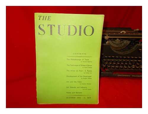 THE STUDIO - The studio magazine - volume 102 no. 463 October 1931