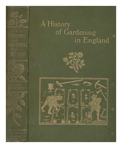 CECIL, EVELYN MRS - A history of gardening in England