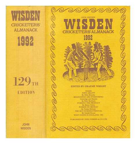 WRIGHT, GRAEME - Wisden cricketers' almanack 1992