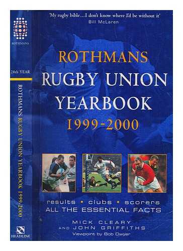 CLEARY, MICK - Rothmans Rugby Union Yearbook, 1999-2000