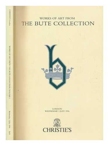 CHRISTIE, MANSON & WOODS - Works of art from the Bute Collection, sold by order of the executors and the trustees of the residue funds of the 6th Marquess of Bute : Wednesday, 3 July 1996 ... at 8 King Street ... / [Christie, Manson & Woods Ltd.]