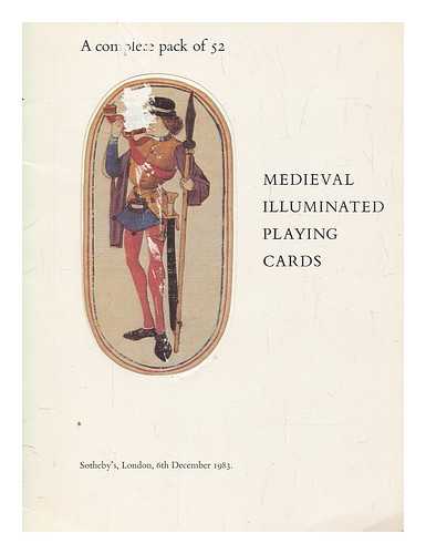 SOTHEBY PARKE BERNET & CO - Medieval illuminated playing cards : a complete pack of 52 [to be sold by auction by Sotheby Parke Bernet & Co.]