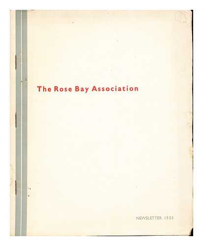 ROSE BAY ASSOCIATION - The Rose Bay Association Newsletter: 1955