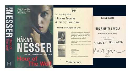 NESSER, HKAN - Hour of the wolf : an inspector Van Veeteren mystery / Hakan Nesser ; translated from the Swedish by Laurie Thompson