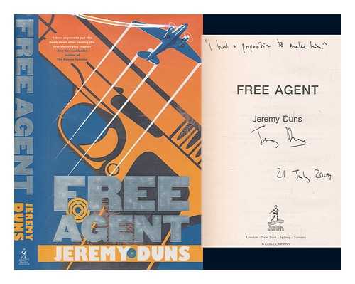 DUNS, JEREMY - Free agent / Jeremy Duns