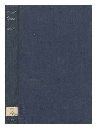 Renwick, W. L. (William Lindsay) (1889-1970) - Edmund Spenser : an essay on renaissance poetry