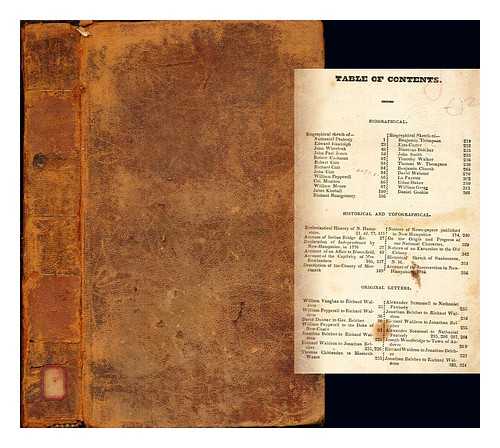 Multiple Authors - Collections: Historical and Miscellaneous: 18th century: New Hampshire