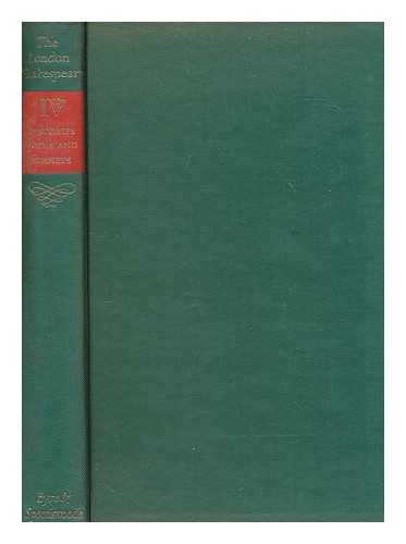 SHAKESPEARE, WILLIAM (1564-1616) - The London Shakespeare... / Vol.4, The Histories (2) The Poems, edited by John Munro; with an introduction by G.W.G. Wickham