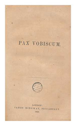 JAMES RIDGWAY - Pax vobiscum