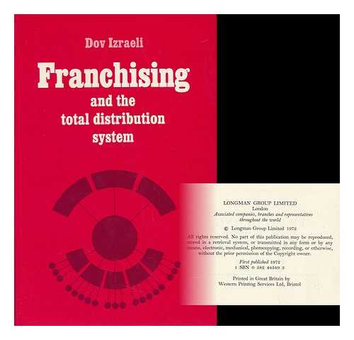 Izraeli, Dov - Franchising and the Total Distribution System