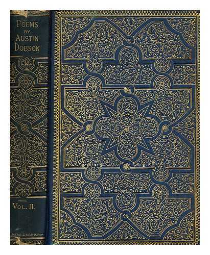 DOBSON, AUSTIN (1840-1921) - Poems on several occasions, vol. 2