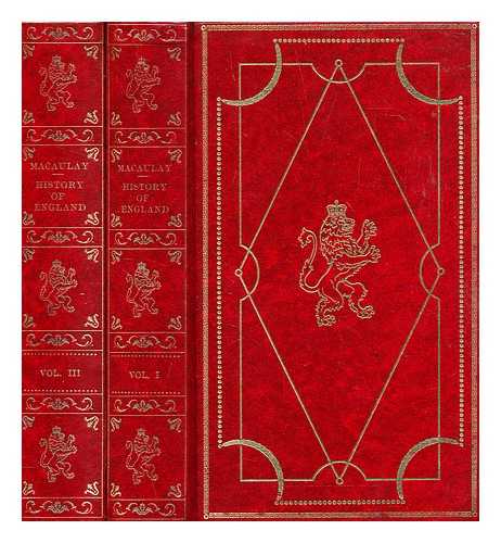 MACAULAY, THOMAS BABINGTON MACAULAY BARON (1800-1859) - History of England to the death of William III / Lord Macaulay ; introd. by A. G. Dickens, vols. 1 & 3