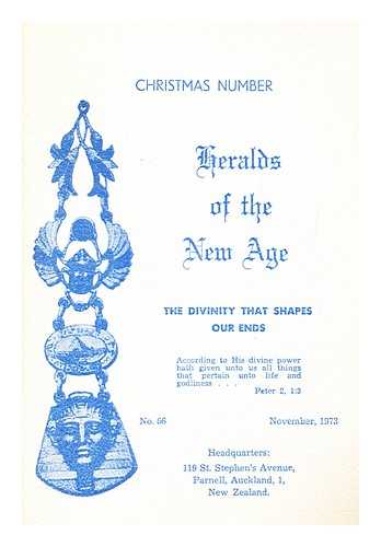 HERALDS OF THE NEW AGE - Heralds of the New Age, The Divinity that Shapes Our Ends, no. 56 Nov. 1973