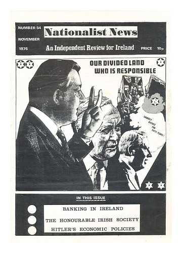 NATIONALIST NEWS SERVICE - Nationalist News, An Independent Review for Ireland, no. 54 Nov. 1976