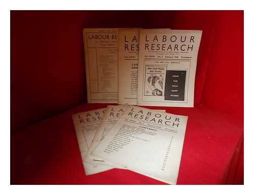 LABOUR RESEARCH DEPARTMENT - The Monthly circular of the Labour Research Department - 6 issues