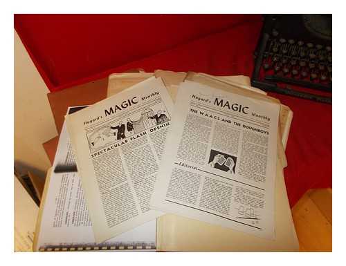 MAC THE MAGICIAN (WILFRED MACEWAN) - Large Personal Archive of Magic and Conjuring Tricks (instructions), ephemera, correspondence, manuscript illustrated trick directions and related (Hugard's Magic Monthly Signed ect., ect.)